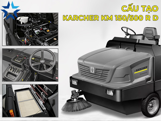 Xe quét rác Karcher KM 150/500 R D
