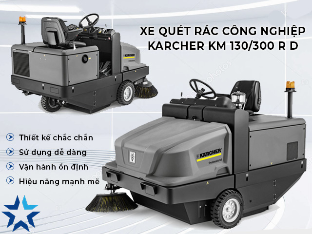 Xe quét rác công nghiệp Karcher KM 130/300 R D