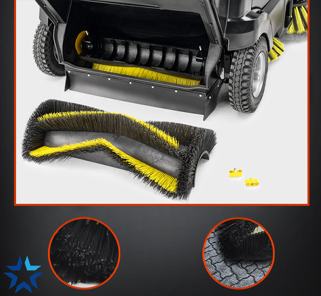 Xe quét rác Karcher KM 125/130 Bp Pack 400Ah wet+KSSB