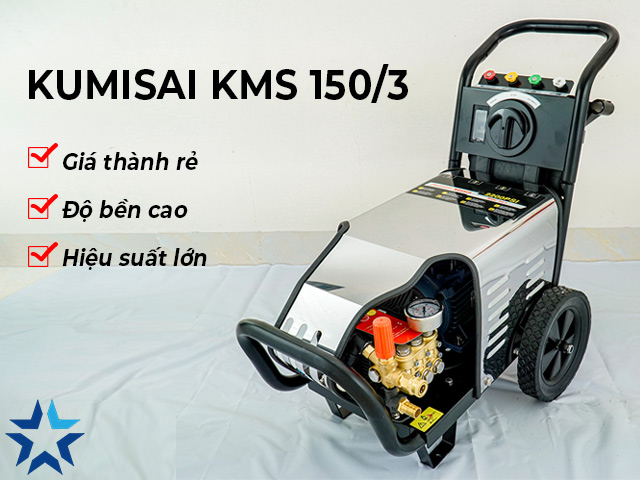 máy rửa xe tự động ngắt Kumisai KMS 150/3