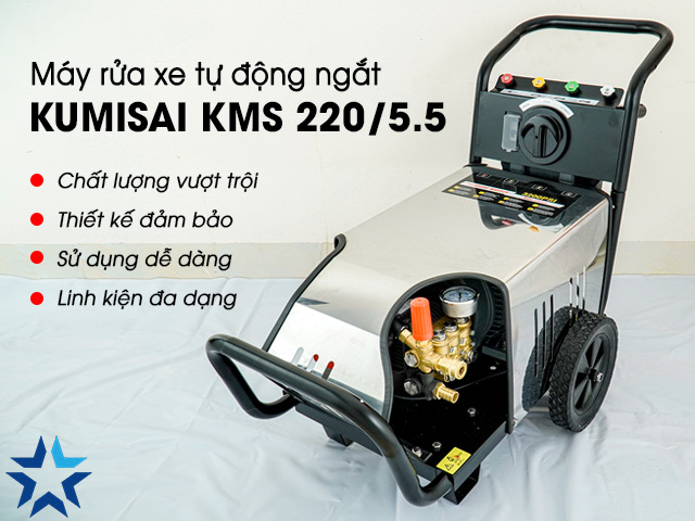 Máy phun rửa xe Kumisai KMS 220/5.5