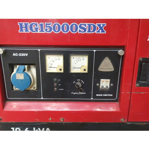 Máy phát điện xăng giảm thanh Honda HG15000SDX