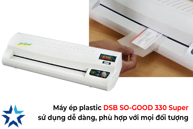 Sử dụng máy ép Plastic DSB SO GOOD 330 super