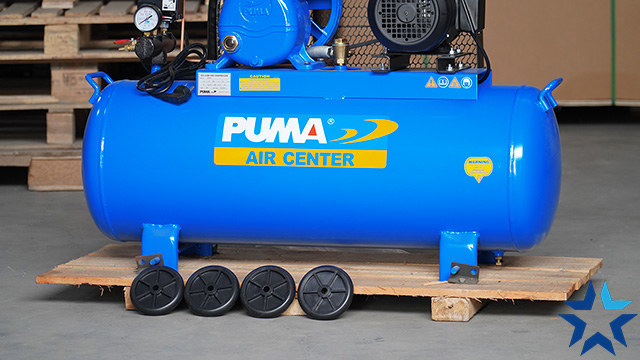 Bánh xe, bình chứa máy nén khí Puma PK-2100