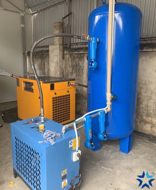 Bộ lọc tách nước máy nén khí công nghiệp