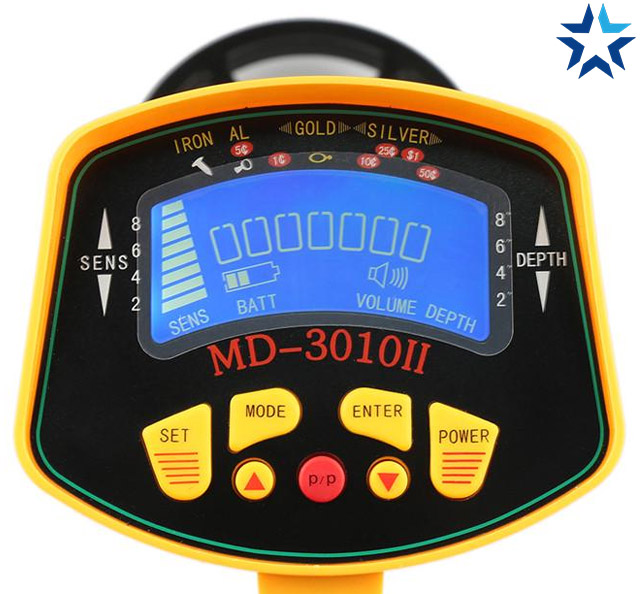Bảng điều khiển của máy dò kim loại MD-3010