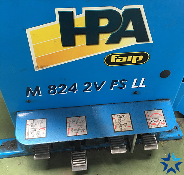 Máy làm lốp không lơ via HPA M824 LL chính hãng