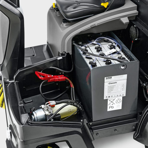 Xe quét rác Karcher KM 125/130 Bp Pack 400Ah wet+KSSB