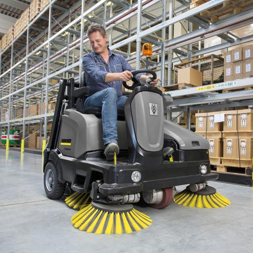 Xe quét rác Karcher KM 125/130 Bp Pack 400Ah wet+KSSB