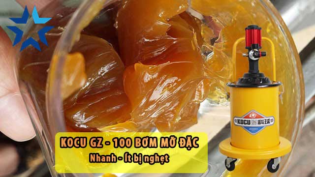 Ưu thế của máy bơm mỡ khí nén Kocu GZ - 100