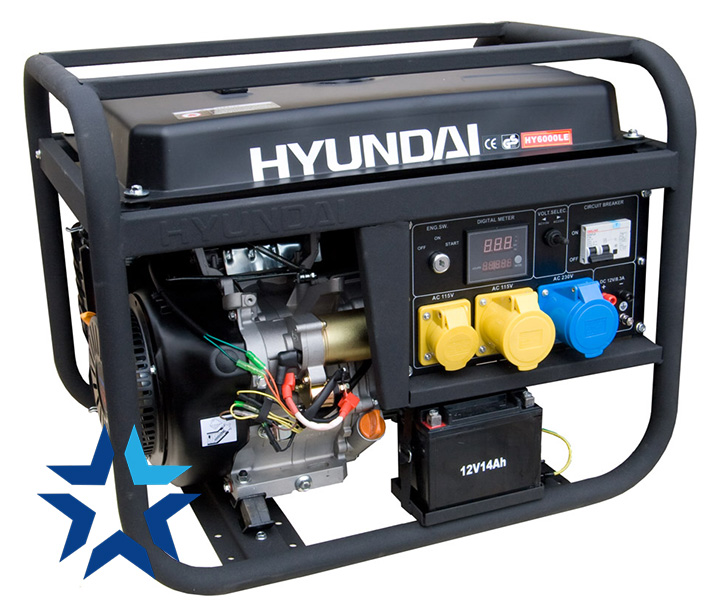 Máy phát điện chạy xăng mang thương hiệu Hyundai