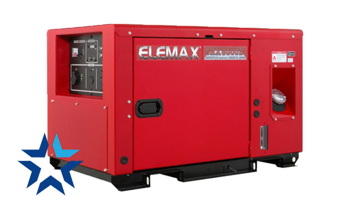 Máy phát điện Nhật Bản chạy dầu Elemax SHX - 8000DI