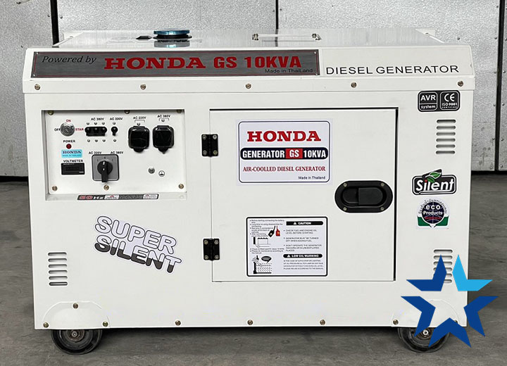 Máy phát điện Nhật Bản nhập khẩu Honda generator GS10KVA
