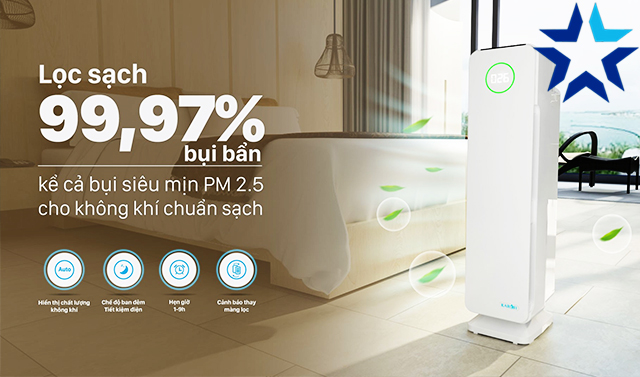 Máy lọc không khí 30m2 Karofi KAP-115