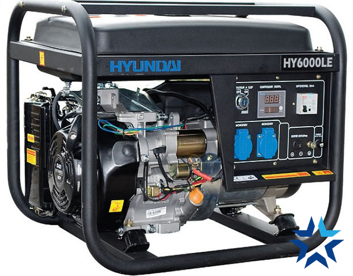 Máy phát điện 4kW chạy xăng HY6000LE Hyundai 