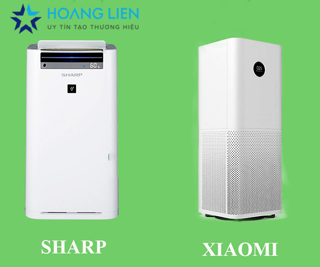 So sánh máy lọc không khí Xiaomi và Sharp