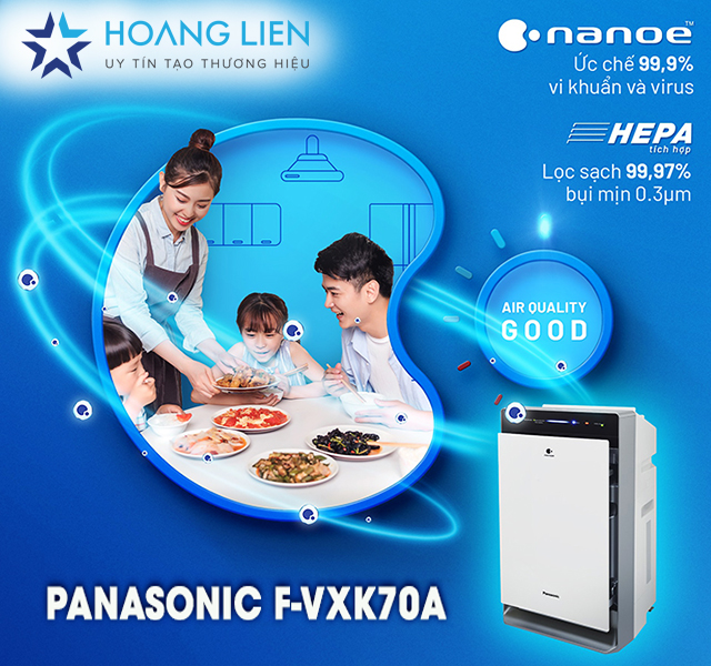 Công nghệ NanoE độc quyền ở Panasonic F-VXK70A