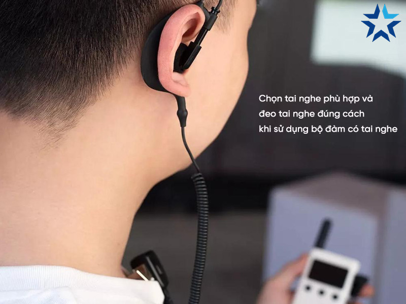 Lưu ý khi dùng bộ đàm có tai nghe