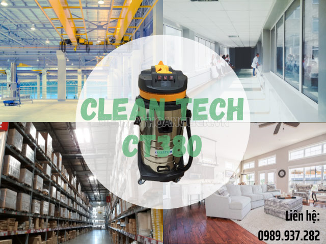 Ứng dụng rộng rãi của sản phẩm hút bụi khô - ướt Clean Tech CT380