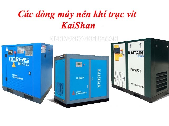 Sự đa dạng về các dòng máy nén khí trục vít KaiShan