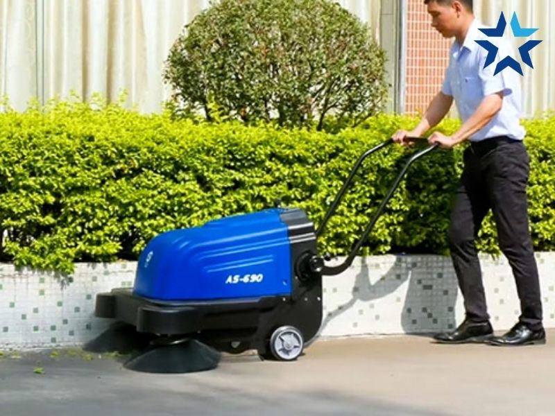 Xe quét rác Supper Clean vận hành dựa trên cơ chế thông minh, đơn giản