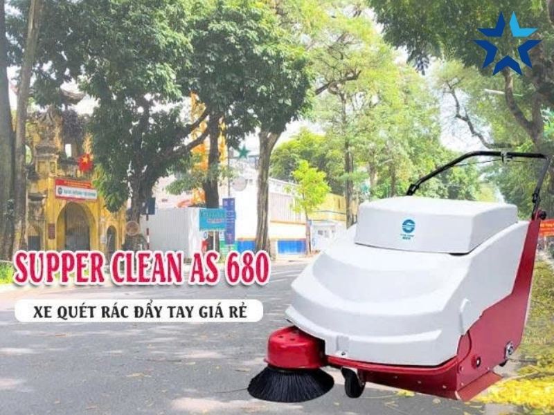 Xe quét rácSupper Clean AS-680 thiết kế gọn nhẹ