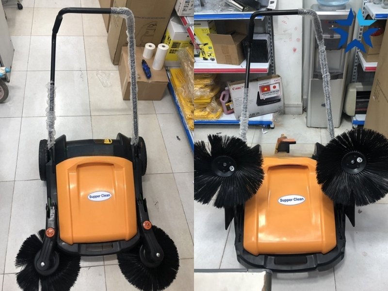 Xe quét rác Supper Clean SW-80 dễ dàng dọn dẹp mọi loại rác