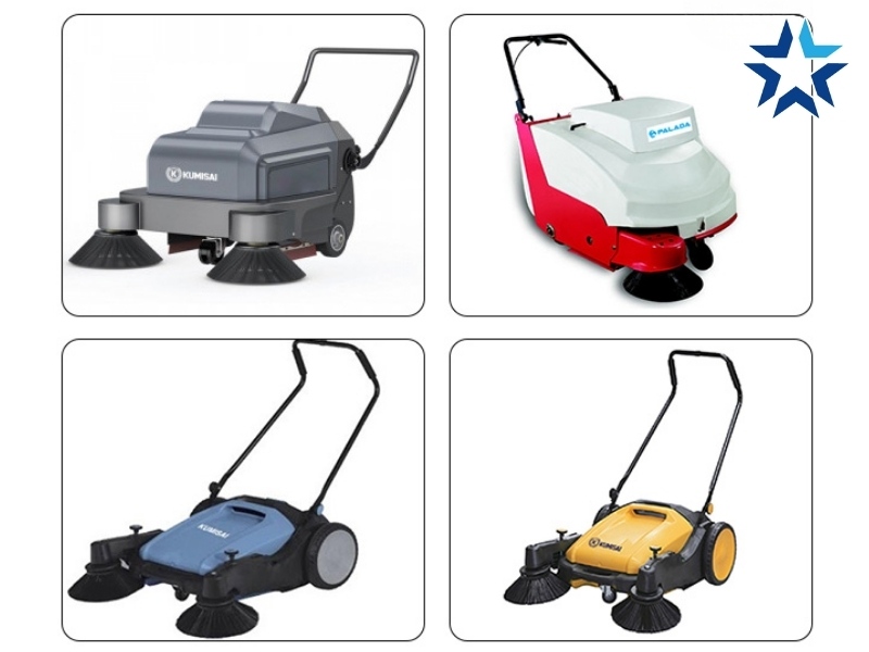 Trên thị trường có đa dạng mẫu xe quét rác đẩy tay
