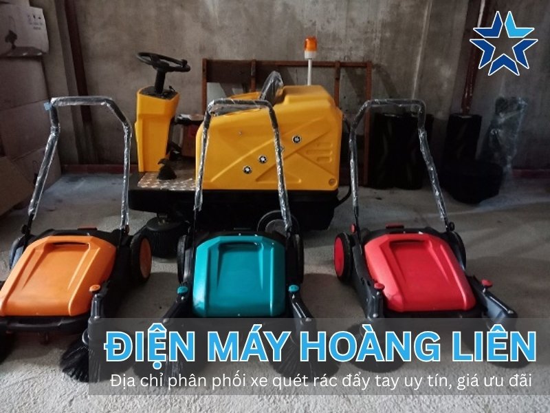 Điện máy Hoàng Liên là địa chỉ mua xe quét rác đẩy tay uy tín, giá tốt