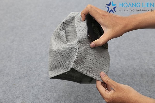 Trang bị túi đựng bụi bằng vải