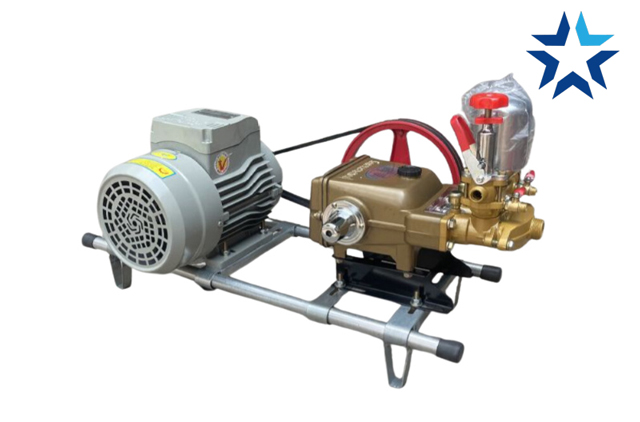 Máy bơm rửa xe dây đai Trung Quốc có công suất làm việc mạnh mẽ