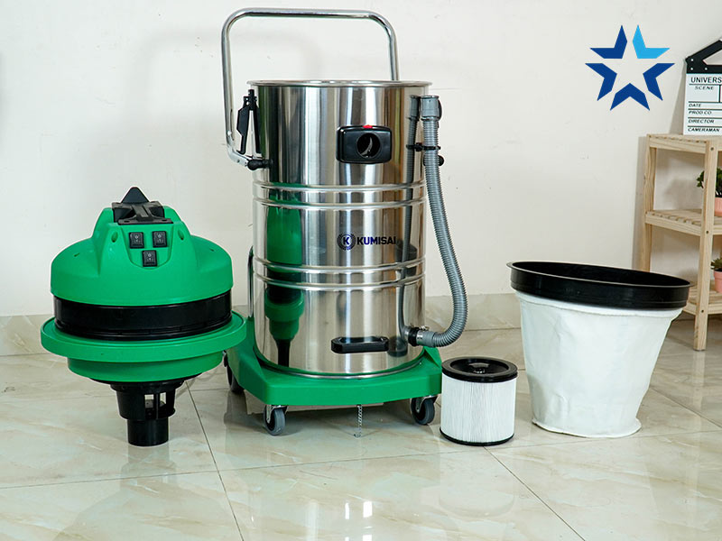 Máy hút bụi công nghiệp Kumisai KMS80H có màng lọc bụi HEPA