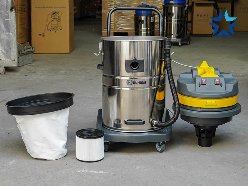 Máy hút bụi nhà xưởng Kumisai có Hepa KMS 60H