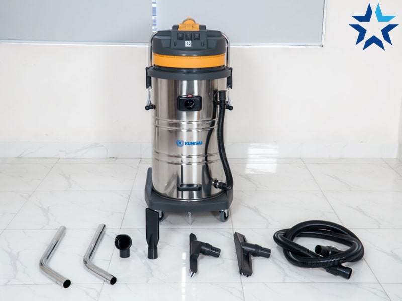 Máy hút bụi công suất lớn với đa dạng phụ kiện