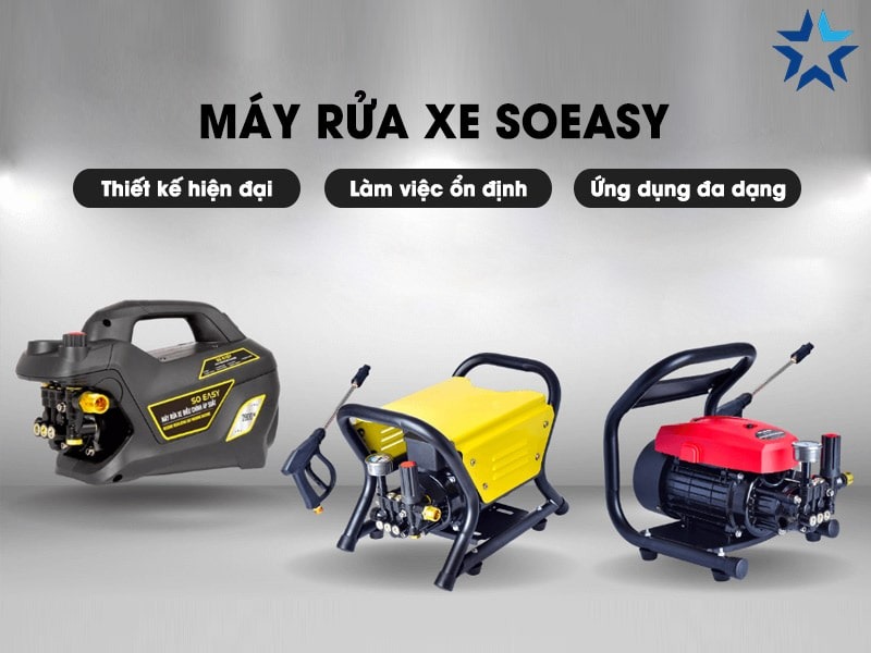 Máy rửa xe thương hiệu Soeasy