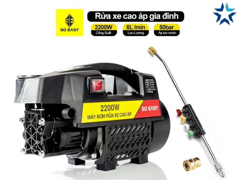 Máy rửa xe gia đình Soeasy 2200W