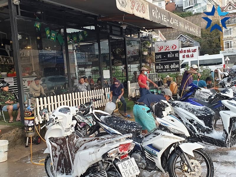 PRO Đà Lạt kết hợp rửa ô tô và xe máy Đà Lạt